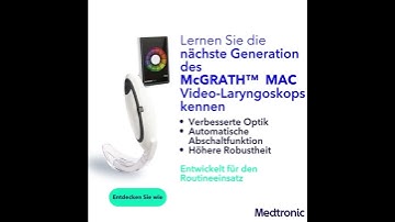 Das neue McGrath™ MAC Video-Laryngoskop