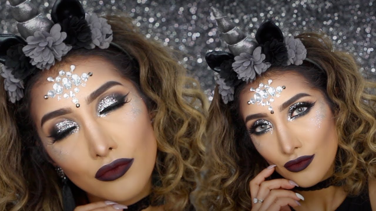 - Dark Glam Unicorn Makeup Tutorial - YouTube