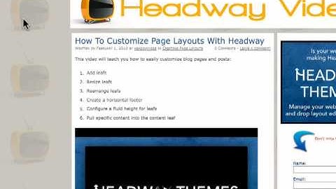 How To Create A Fixed Background Image In Headway