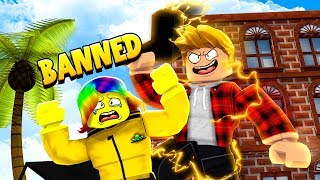 He used an ADMIN ONLY BAN WEAPON... What happens will SHOCK you.. (Roblox)