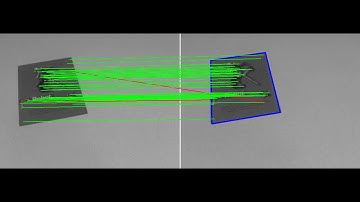 Robust homography estimation from couples of matched points