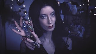 ASMR  Morticia Addams Pampers YOU  Spa Day  UpClose Whispers, Personal Attention