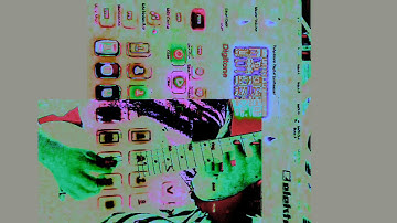 Short idea with digitone, Electric Guitar and Avalanche run pedal