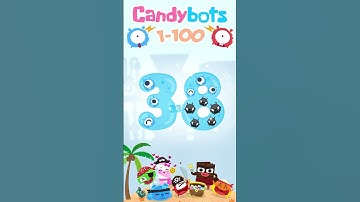 CandyBots 123 Numbers - Number 38 | CandyBots Games