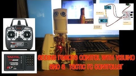 CUTSIE WHUN and VISUINO - RC radio control