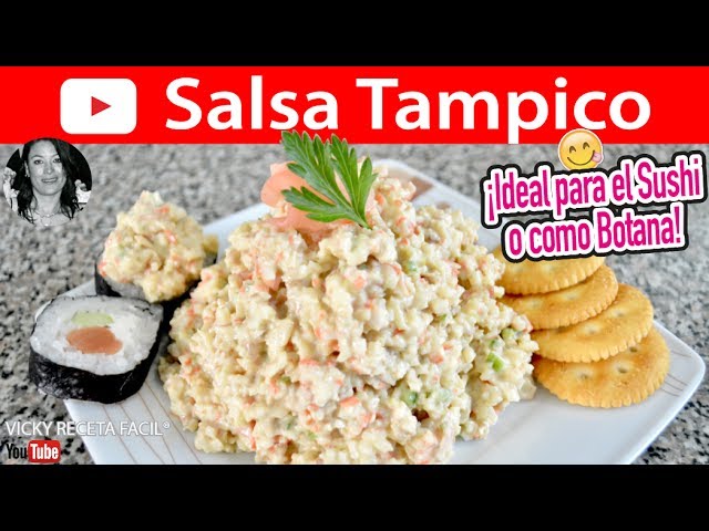 SALSA TAMPICO ENSALADA DE SURIMI | Vicky Receta Facil | VICKY RECETA FACIL