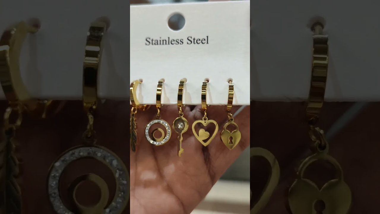 Stunning Gold Hoop Earrings Western Jewellery Designs