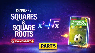 The LAST 3 Class 8 Square Root Word Problems You MUST Know Before Exams 🚨universal mathematics