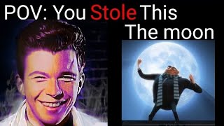 Rick Astley Becoming Evil You Stole This