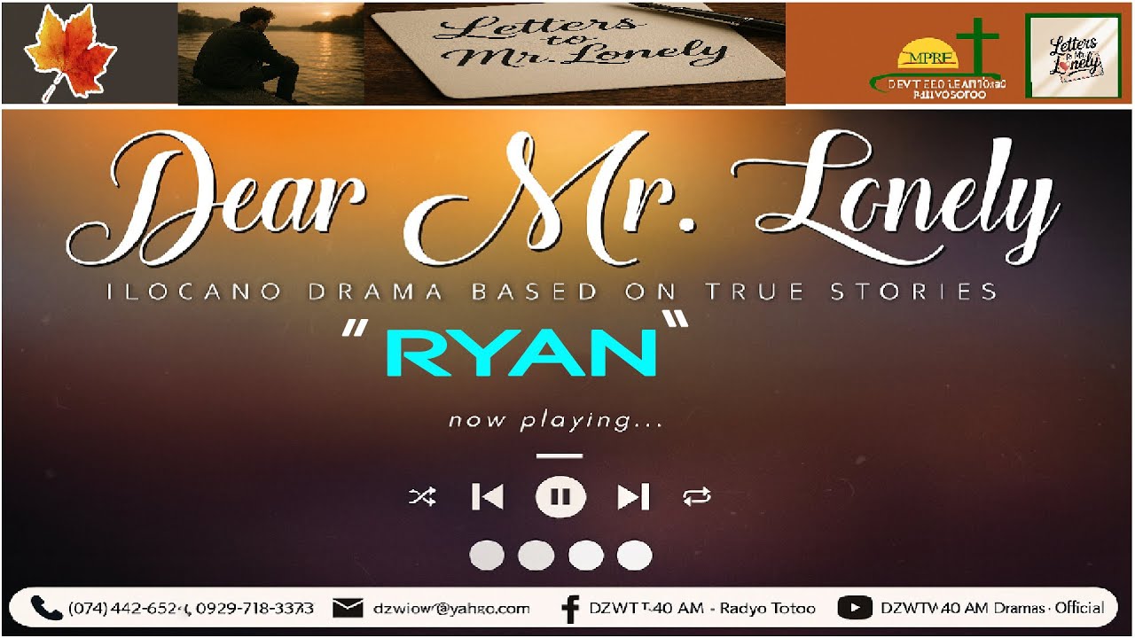 Dear Mr. Lonely - Ryan  | August 12, 2025 #DZWTDramasOfficial #DearMrLonely #LetterstoMrLonely