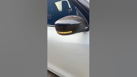 Swift side mirror cover with indicators carbon fiber