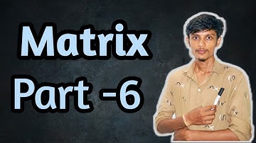 Matrix // part-6 // inverse of matrix // identity matrix // prove that // full class