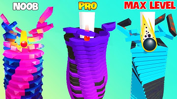 Drop Stack Ball #3 New Game Update Max Levels Walkthrough GamePlay IOS, Android, Mobile Game