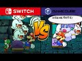 More paper mario ttyd gameplay appears new details  graphics comparison switch vs gcn