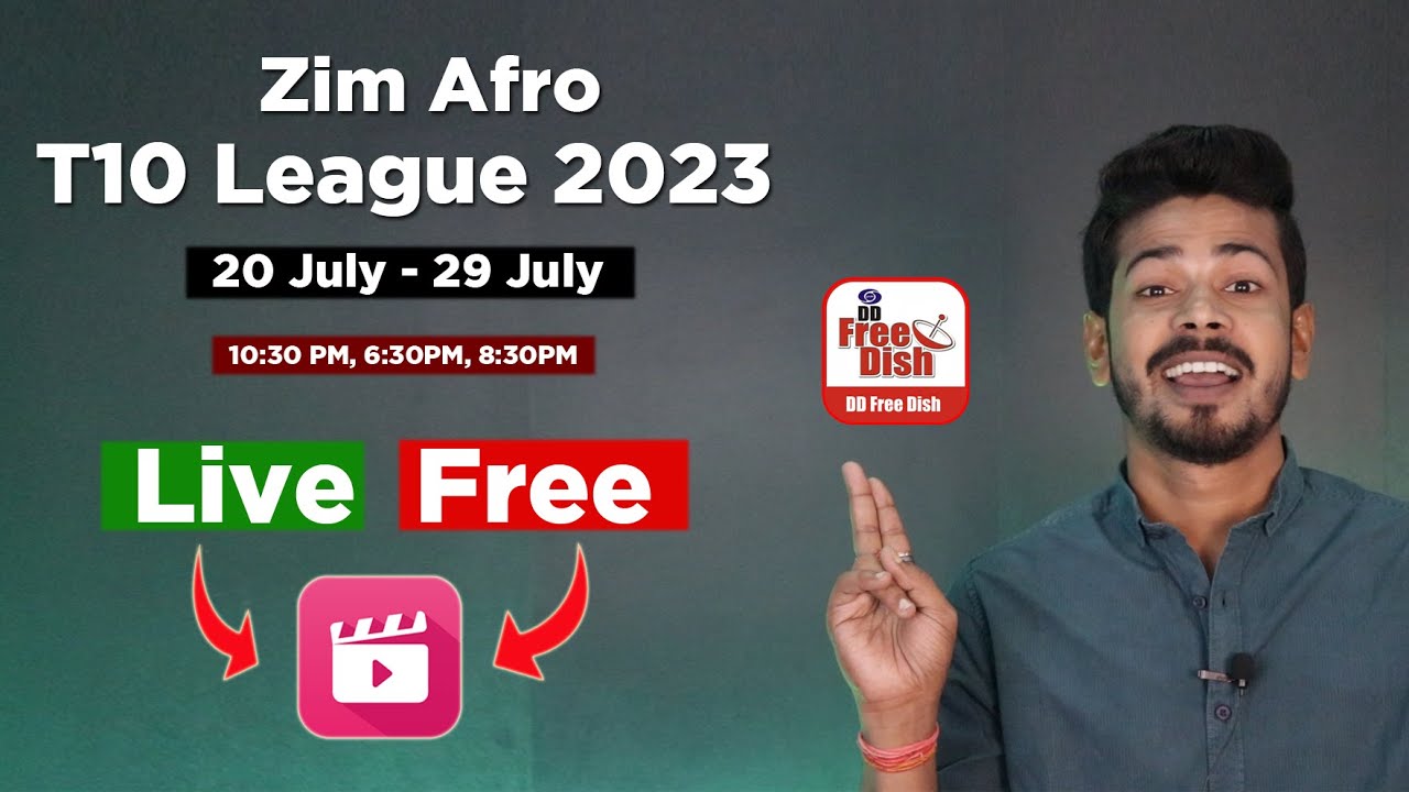 Zim Afro T10 League Live - Zim Afro T10 League 2023 Broadcasting Rights and all details