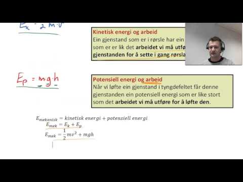 Kinetisk og potensiell energi