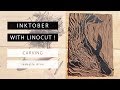 My inktober 2018 with linocut !