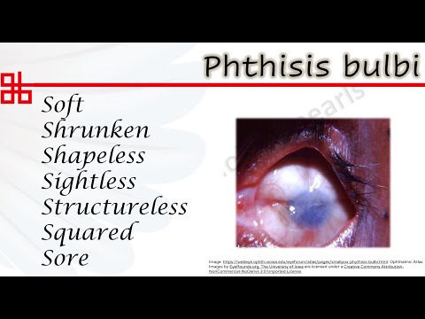 Video: Phthisis Bulbi: Ursachen, Behandlung Und Symptome