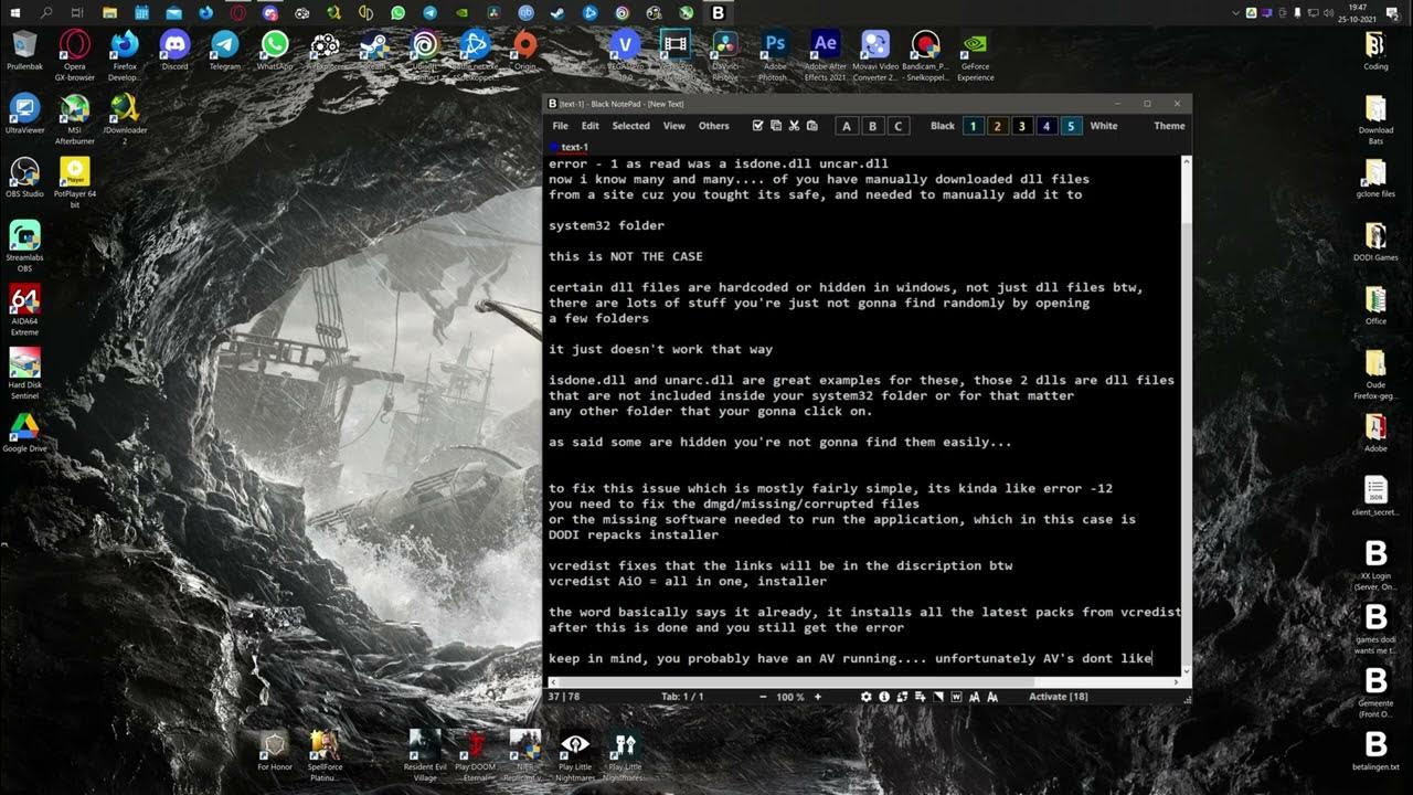 Unarc dll error code 1. Adsklicensingsdk_7.dll ошибка. dodi repack.