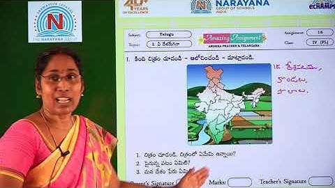 18TH SEP CLASS IV FL TELUGU AMAZING ASSIGNMENT KEY