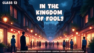 in the kingdoms of fools class 9 | ANIME EXPLANATION | Edutoons