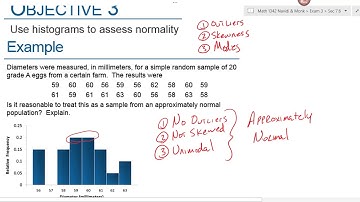 Math 1342 Navidi Sec 7.6 Assessing Normality