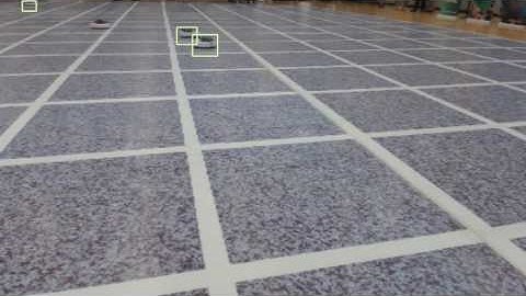 Demo SSD 300x300 neural network ground robot detection after 6000 iterations