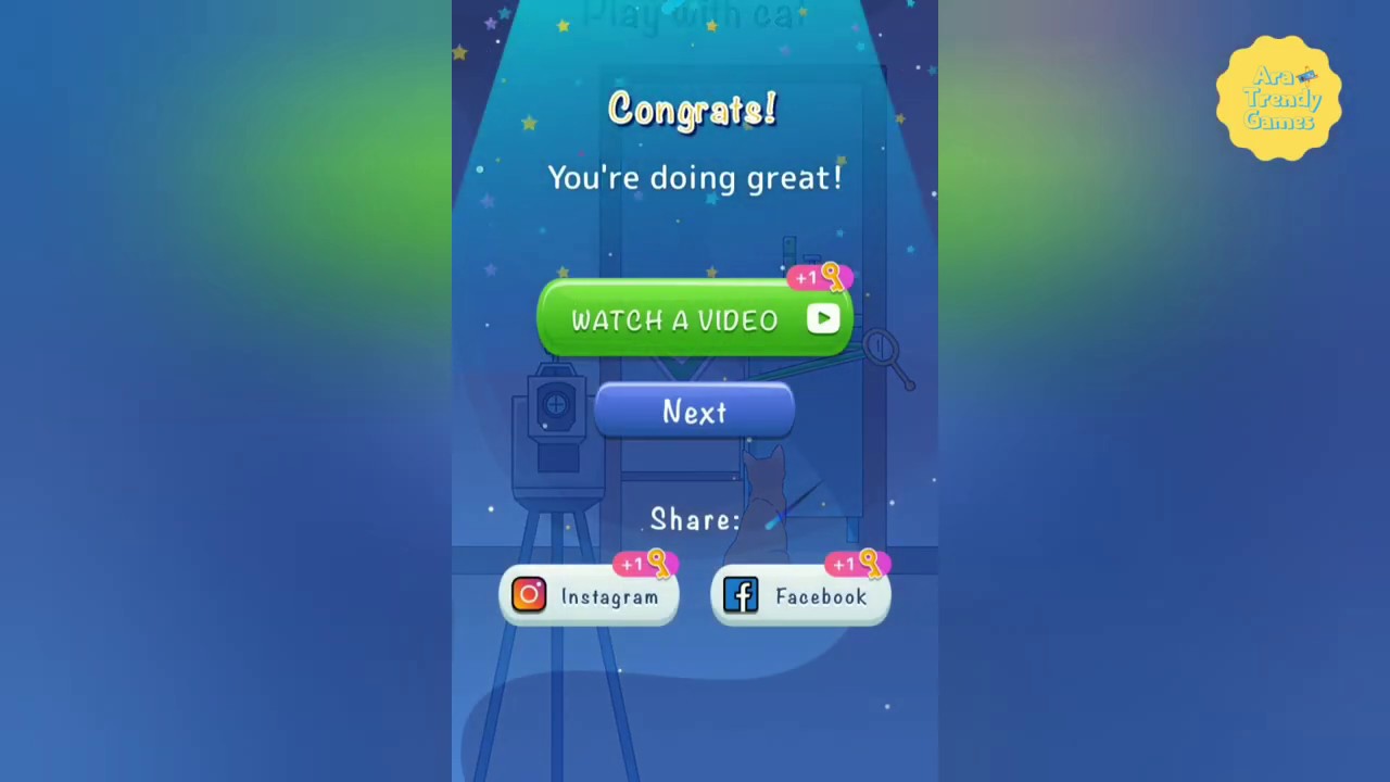 Tricky Bricky: Brain Games 3D - Level 153 - Play With Cat Answer