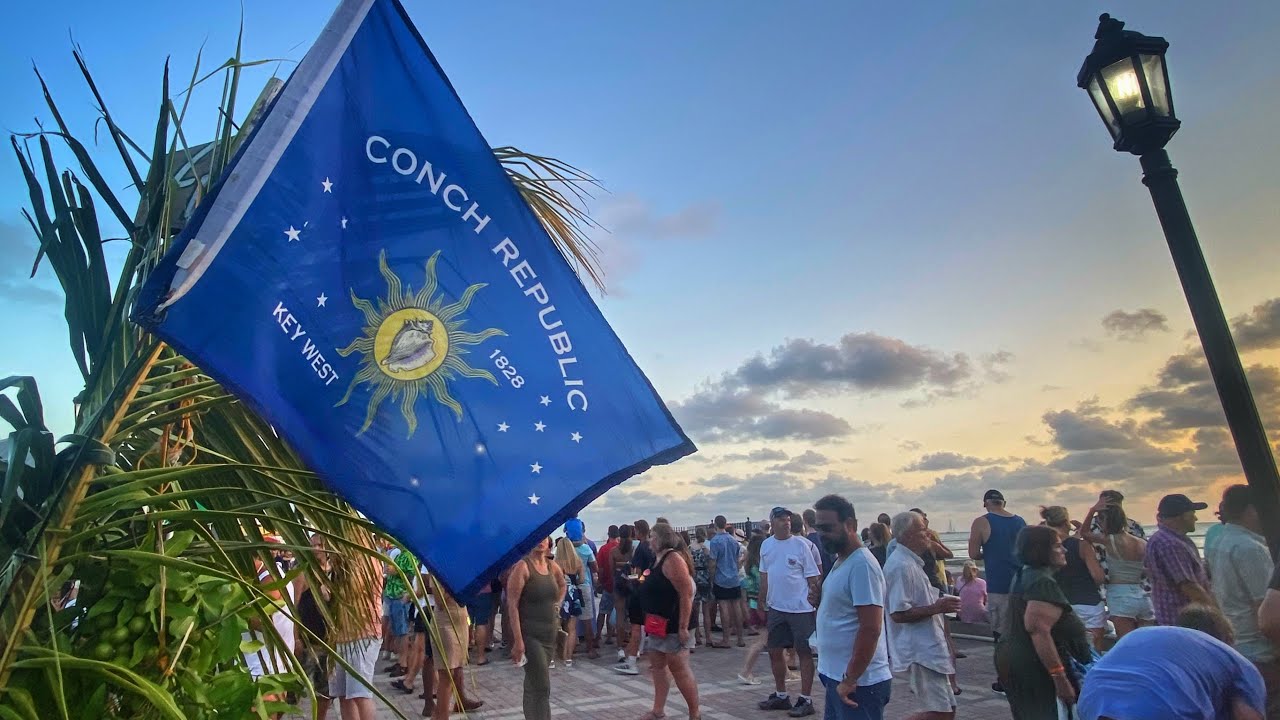 Key West LIVE Mallory Square Sunset Celebration HD [1080p60fps] YouTube