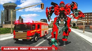 Fire Truck game - Fire Truck Real Robot Transformation - Robot Wars game screenshot 4