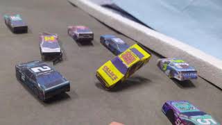 Blaine Perkins flip 2023 reenactment nascar stop motion