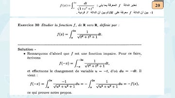 Mode lecture : Fonctions définies par une intégrale