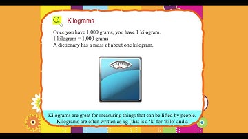 Explore Math Class 3, Unit 10, 02 Metric units of mass
