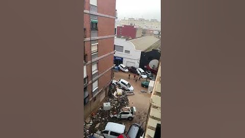 Así amanece Alfafar tras las lluvias torrenciales de ayer por la DANA