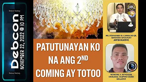 DEBATE 2022: SDA VS. ORIGINAL FILIPINO FAITH - PAT...