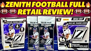 *FULL RETAIL ZENITH FOOTBALL REVIEW!🏈 VALUE PACK, BLASTER, MEGA BOX - WHATS THE BEST?🔥