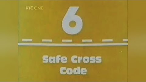 Safe Cross Code - Irish tv advert