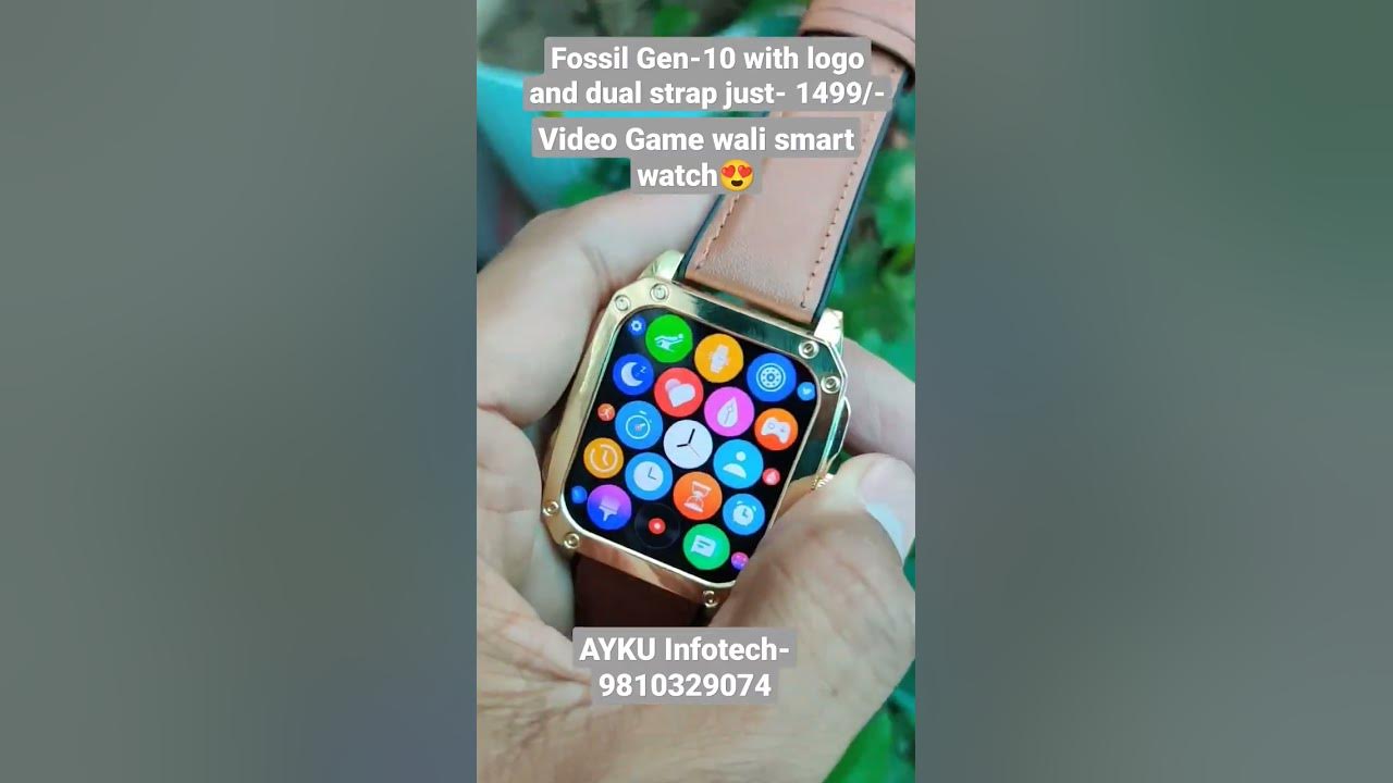 Fossil Gen-10, Video Game wali Smart Watch - YouTube