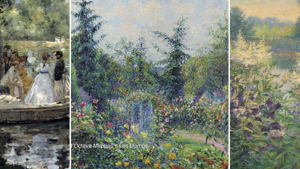 Impressionist Art TV — Silent Art Gallery · October 7 Night | Garden and Henhouse at … & others