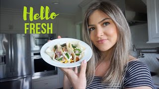 HELLO FRESH MEAL | MEXICAN PORK & STREET CORN TACOS | Alina Vitorsky