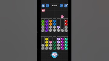 Lv 206 Ball Sort Puzzle - Color Game / 顏色分類遊戲 / ボールソーティングパズル (Guru Game)  #ballsortpuzzle