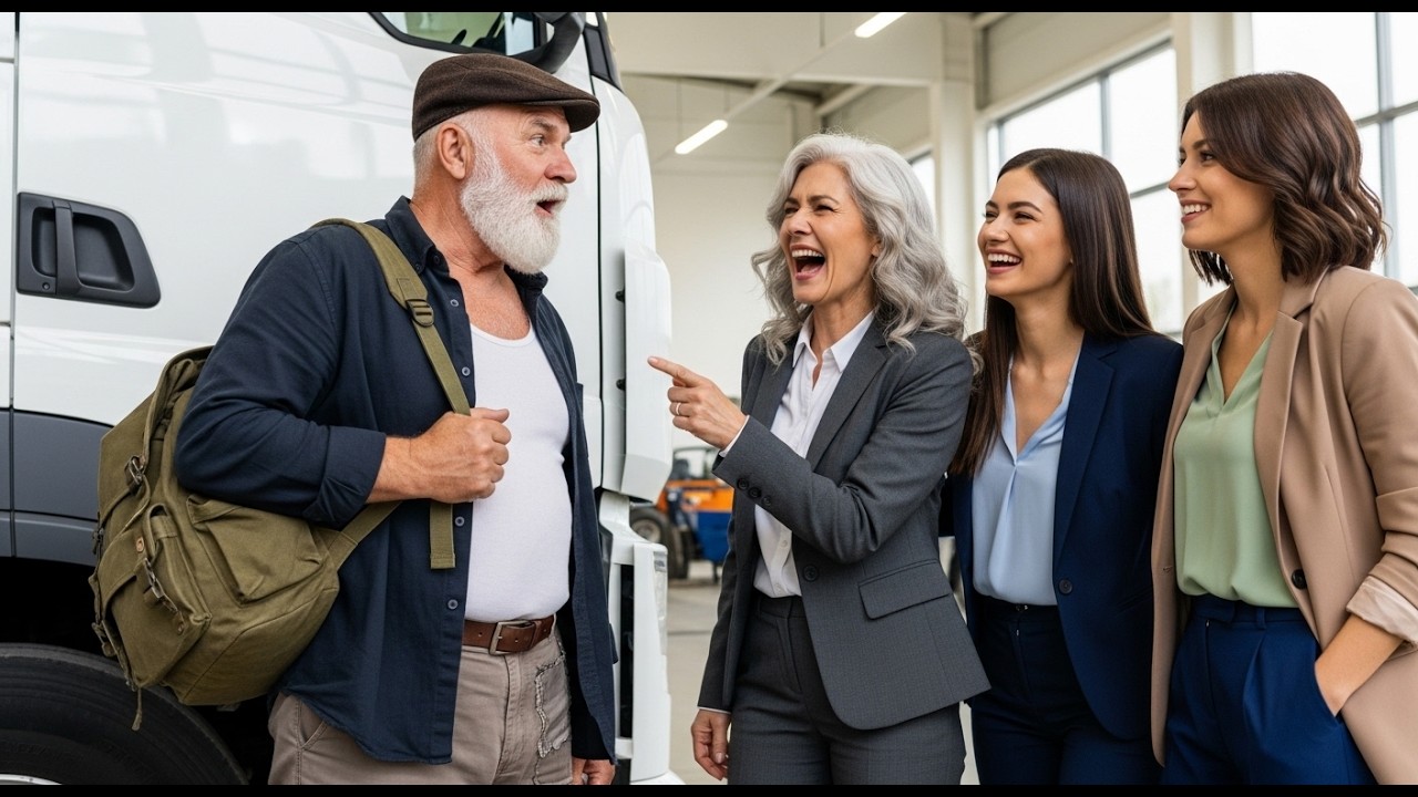 El hombre harapiento dijo que compraría cinco camiones Mercedes; se rieron y fue su error.