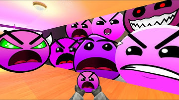 Saving PinkFace From Geometry Dash Emoji "WIND FROM THE LANDSCAPE" And Lobotomy Dash Nextbot Gmod