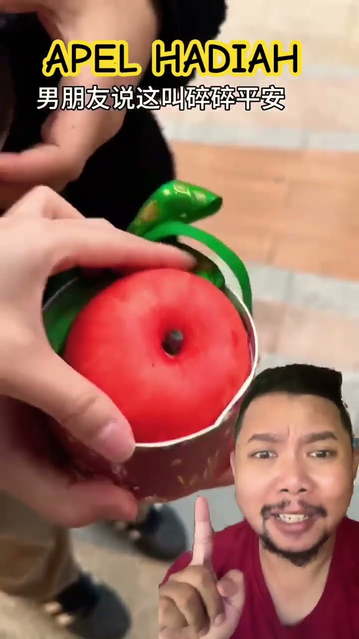 DAPAT KEJUTAN APEL HADIAH!!!? #fruit #funny #amazing #satisfying #shortsfeed