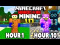 Minecraft, But I Mined For 10 HOURS STRAIGHT...