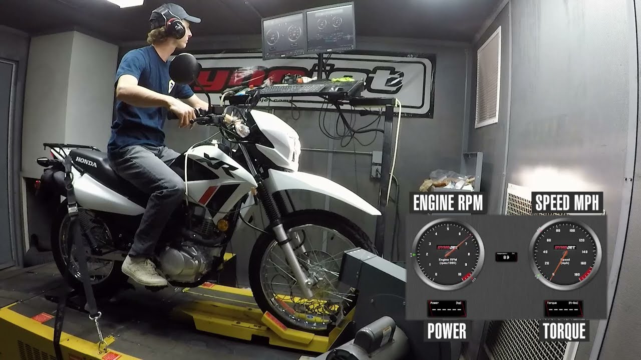 2023 Honda XR150L Dyno Test - YouTube