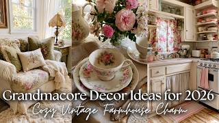 Grandmacore Small Cottage Decor Ideas 2026 | Cozy Vintage Farmhouse Charm | My Decor Diary screenshot 3