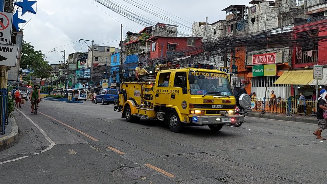 RESPONDING FIRE TRUCKS , 10-70 ALCHAN ST., MANDALUYONG CITY