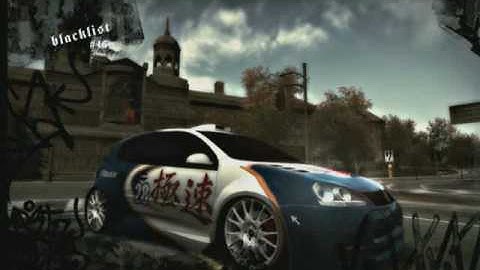 NFS Most Wanted Blacklist 15 Intro