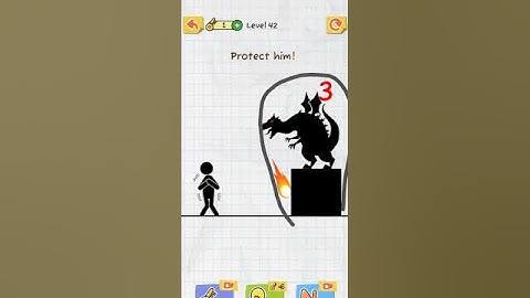 Draw 2 save || Level 42 - #shorts #draw2save #drawing #gameplay #androidgames #iosgames